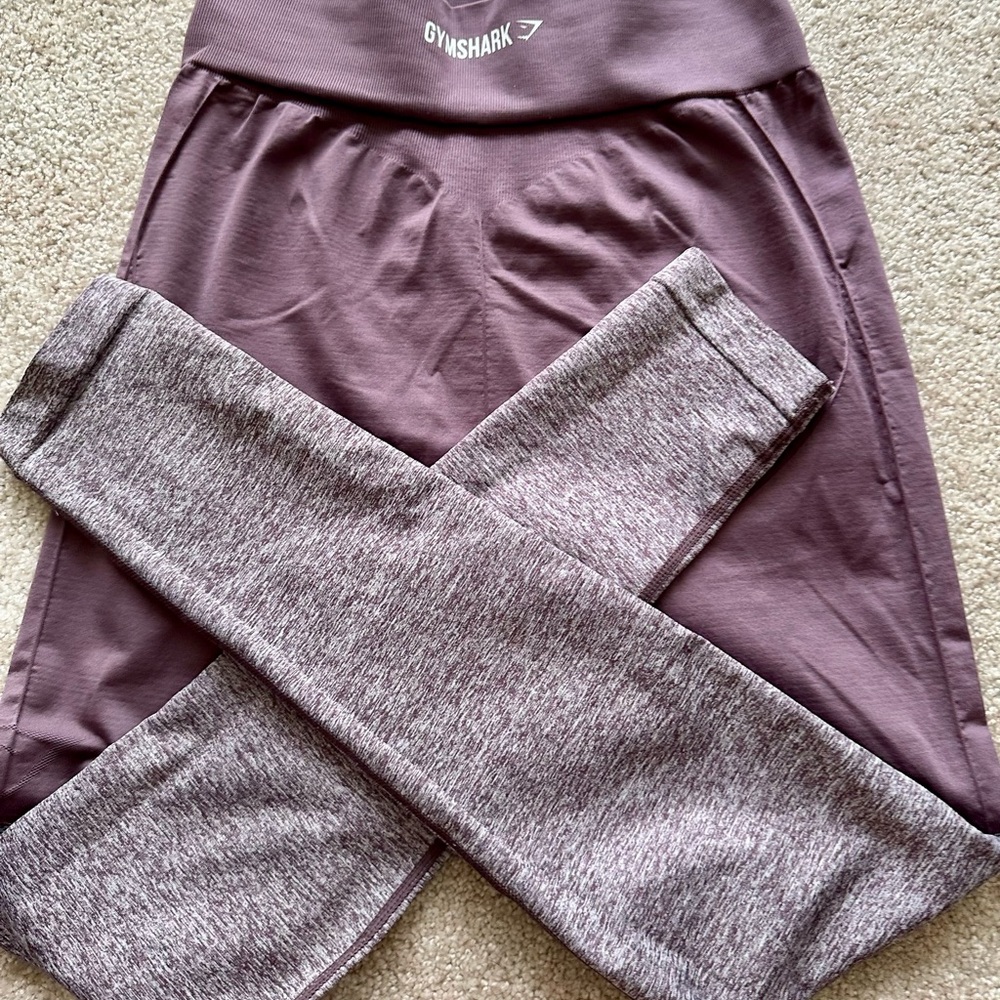 Gymshark Purple Leggings for Active Wear